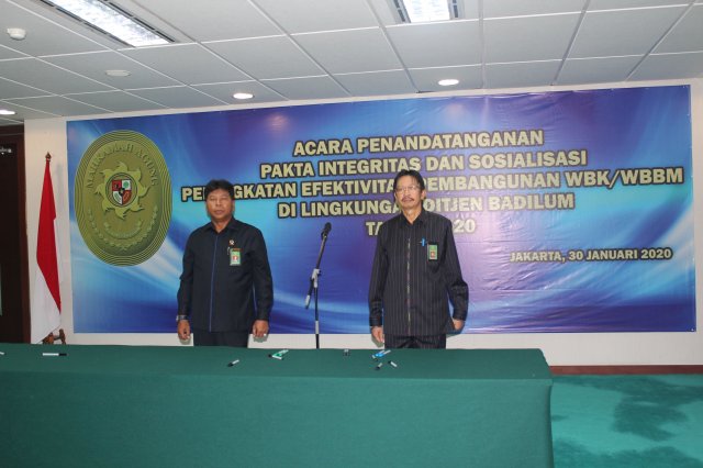 Pakta Integritas Badilum 20-01-2020